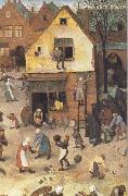 Pieter Bruegel, battle between carnival and fast